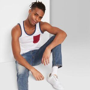 Original Use™ Casual Fit Americana Tank, True White